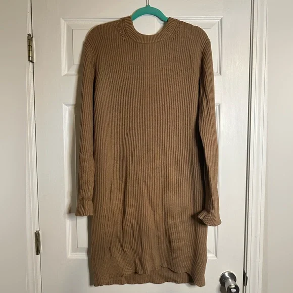 kaylee faux wrap knit dress Reama Wrap Over Knit Maxi Dress - Chocolate main image 0